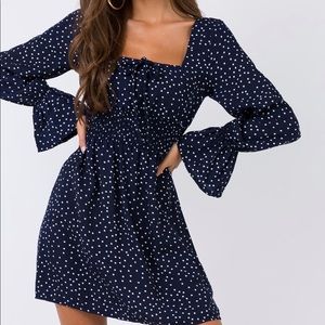 PRINCESS POLLY DRESS - VERTIGO BLUES